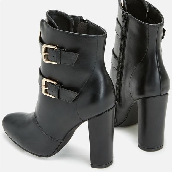 BRAND NEW. NEVER WORN black booties - Picture 2 of 8